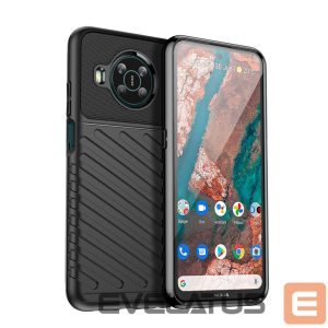 Back panel cover Hurtel  Thunder Case flexible armored cover for Nokia X100 black 