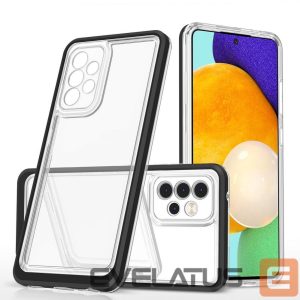 Back panel cover Hurtel  Black || Transparent 