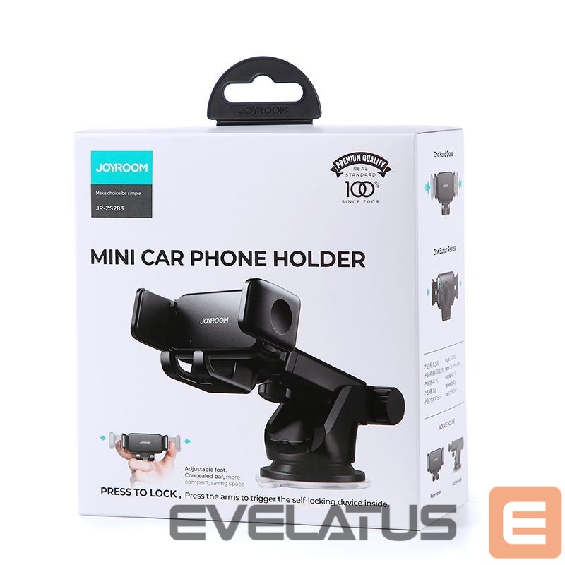 Auto holder Joyroom Joyroom Car Smartphone Holder for Dashboard Black (JR-ZS283)