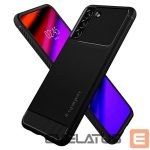 Back panel cover Spigen  Spigen Rugged Armor Case for Samsung Galaxy S21 FE - Matte Black 