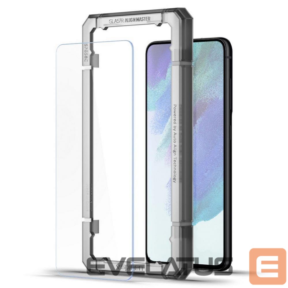 Protective glass Spigen Spigen ALM Glas.tR tempered glass for Samsung Galaxy S21 FE - 2 pcs.