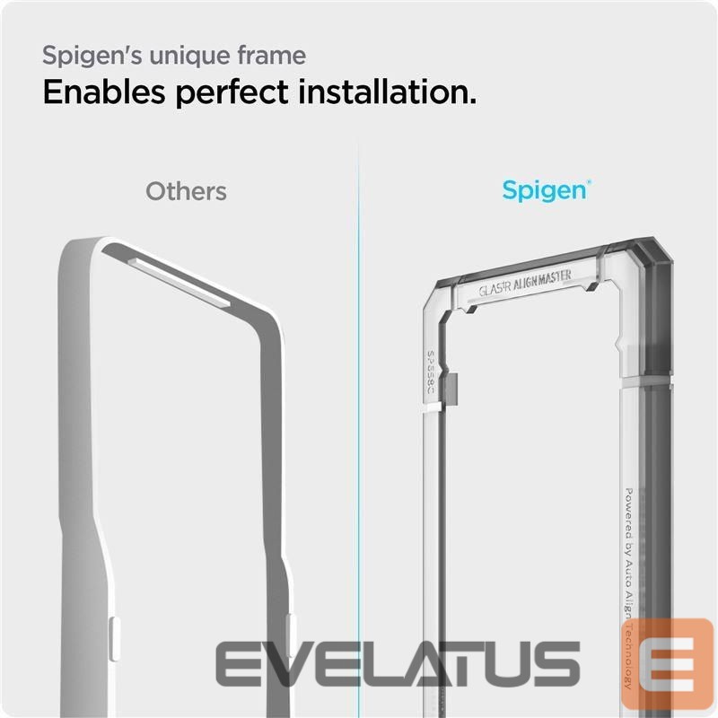 Protective glass Spigen Spigen ALM Glas.tR tempered glass for Samsung Galaxy S21 FE - 2 pcs.