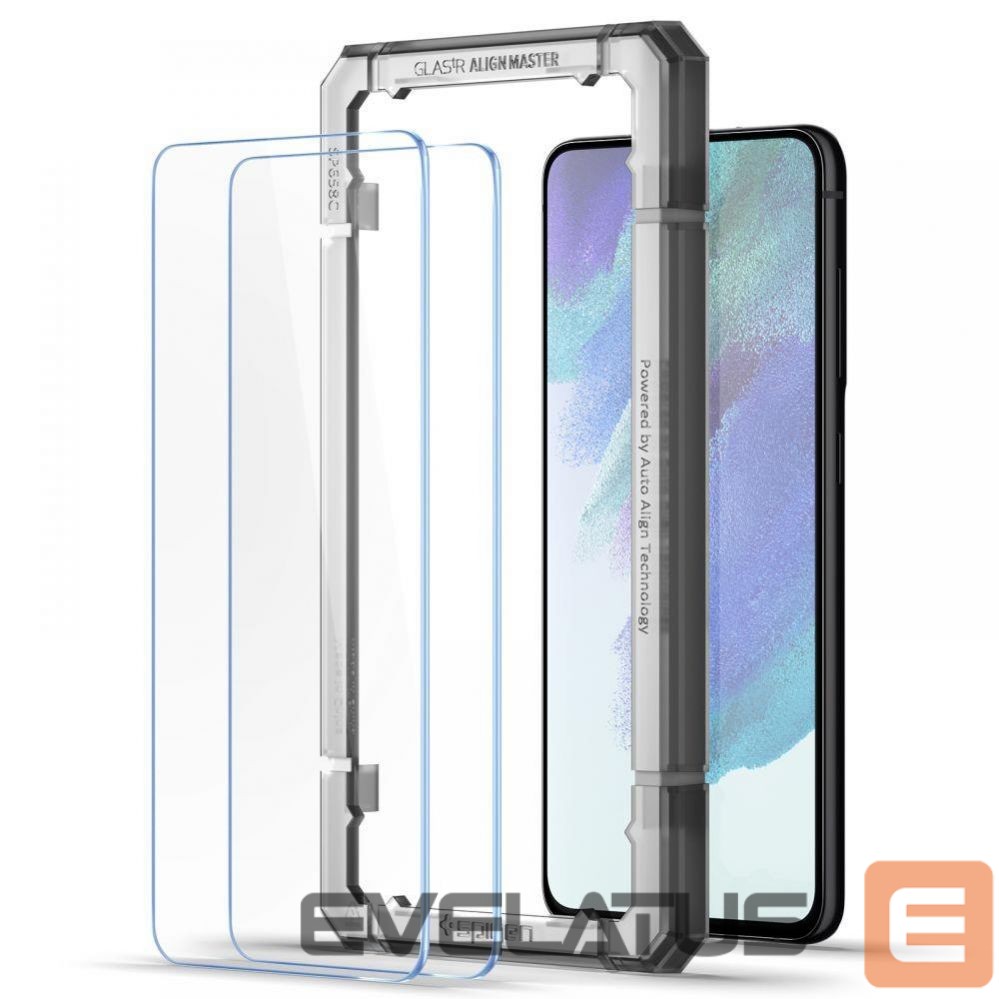 Protective glass Spigen Spigen ALM Glas.tR tempered glass for Samsung Galaxy S21 FE - 2 pcs.