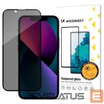 Protective glass Wozinsky - Wozinsky Privacy Glass tempered glass for iPhone 16e / 14 / 13 / 13 Pro with Anti Spy privacy filter 