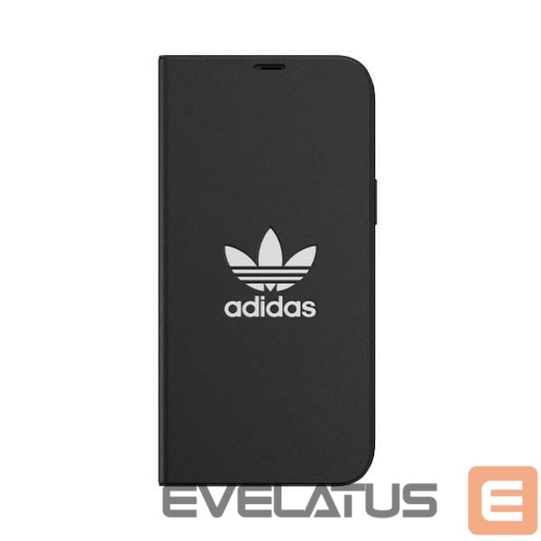 Back panel cover Adidas Adidas OR Booklet Case BASIC for iPhone 12 Pro Max - Black and White