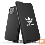 Back panel cover Adidas  Adidas OR Booklet Case BASIC for iPhone 13 - Black and White 