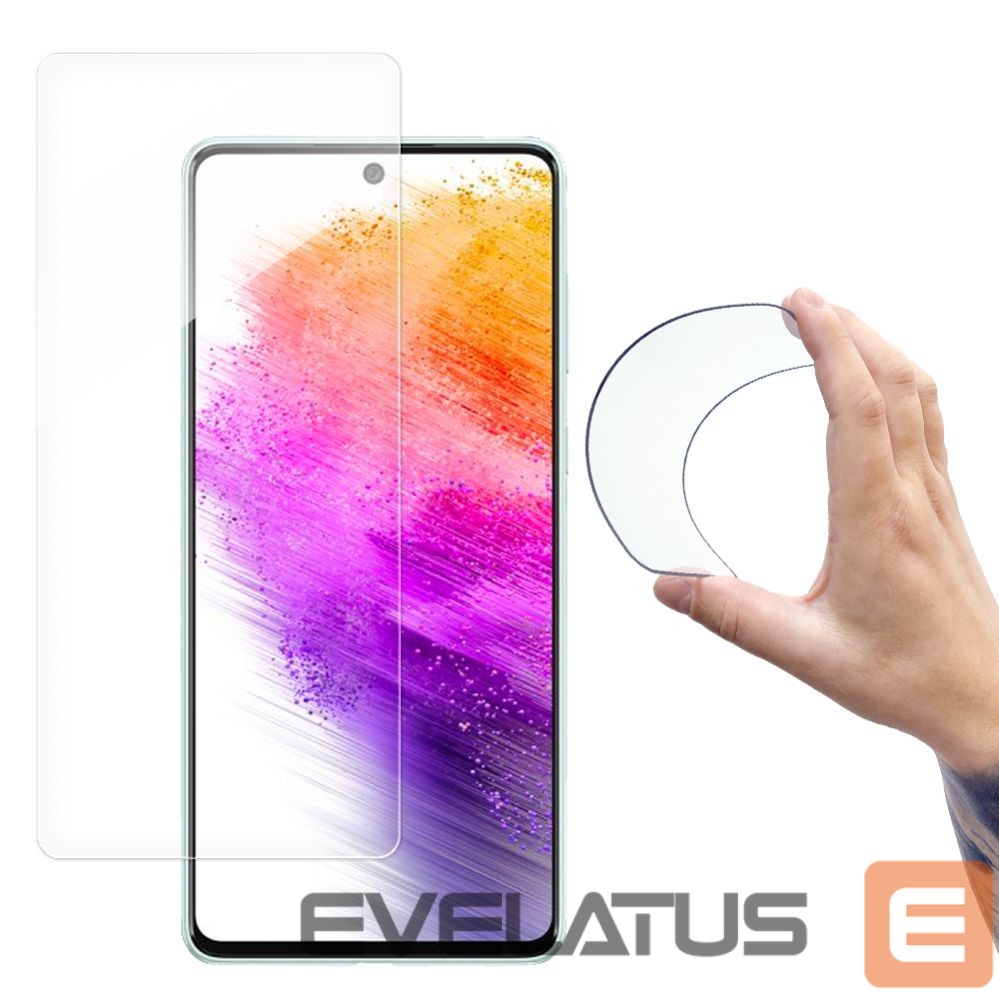 Protective glass Wozinsky Wozinsky Nano Flexi Hybrid Flexible Glass Film Samsung Galaxy A73 Tempered Glass