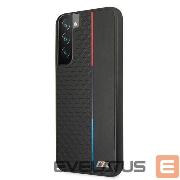 Back panel cover BMW BMW M Collection Triangles Case for Samsung Galaxy S22+ - Black