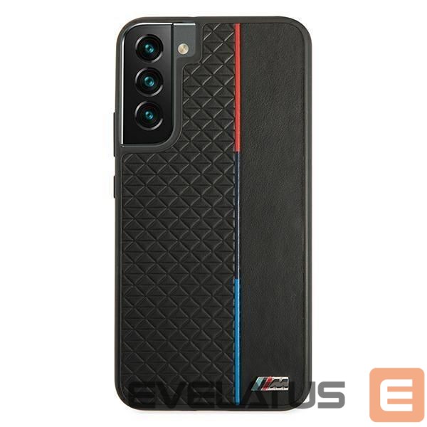 Back panel cover BMW BMW M Collection Triangles Case for Samsung Galaxy S22+ - Black