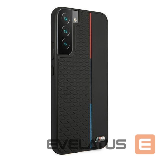Back panel cover BMW BMW M Collection Triangles Case for Samsung Galaxy S22+ - Black