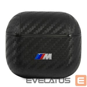 Back panel cover BMW  BMW PU Carbon M Collection Case for AirPods 3 - Black 