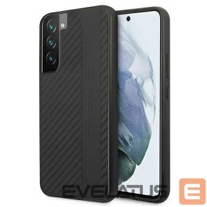 Back panel cover Mercedes-Benz  AMG Carbon Stripe&Embossed Case for Samsung Galaxy S22+ - Black 