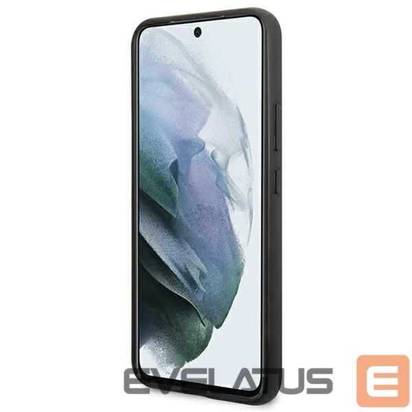 Back panel cover BMW Etui hardcase BMW BMHCS22MPUCARTCBK S22+ S906 black/czarny M Collection Triangles