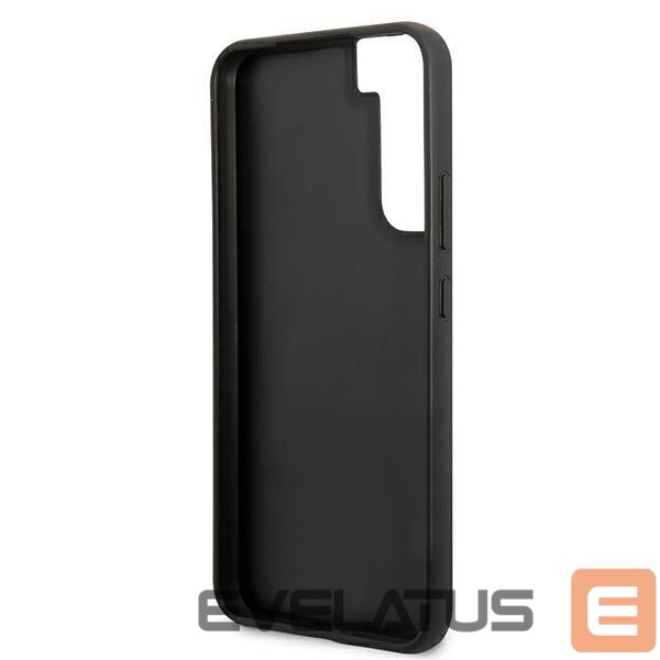 Back panel cover BMW Etui hardcase BMW BMHCS22MPUCARTCBK S22+ S906 black/czarny M Collection Triangles