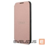 Back panel cover Guess  Guess GUBKS22MPSASBPI S22+ S906 pink/pink book Saffiano Stripes 