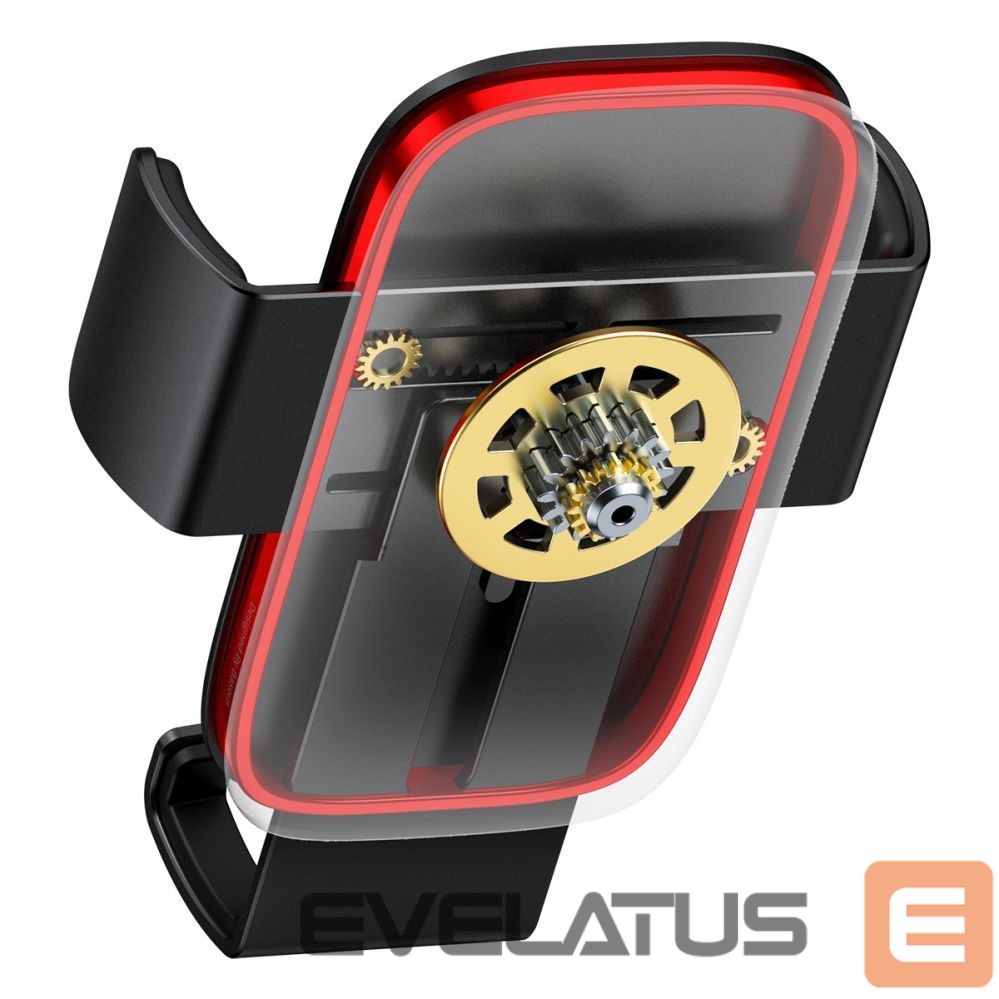 Auto holder Baseus Baseus Metal Age II gravitational car phone holder for ventilation grille black (SUJS000001)