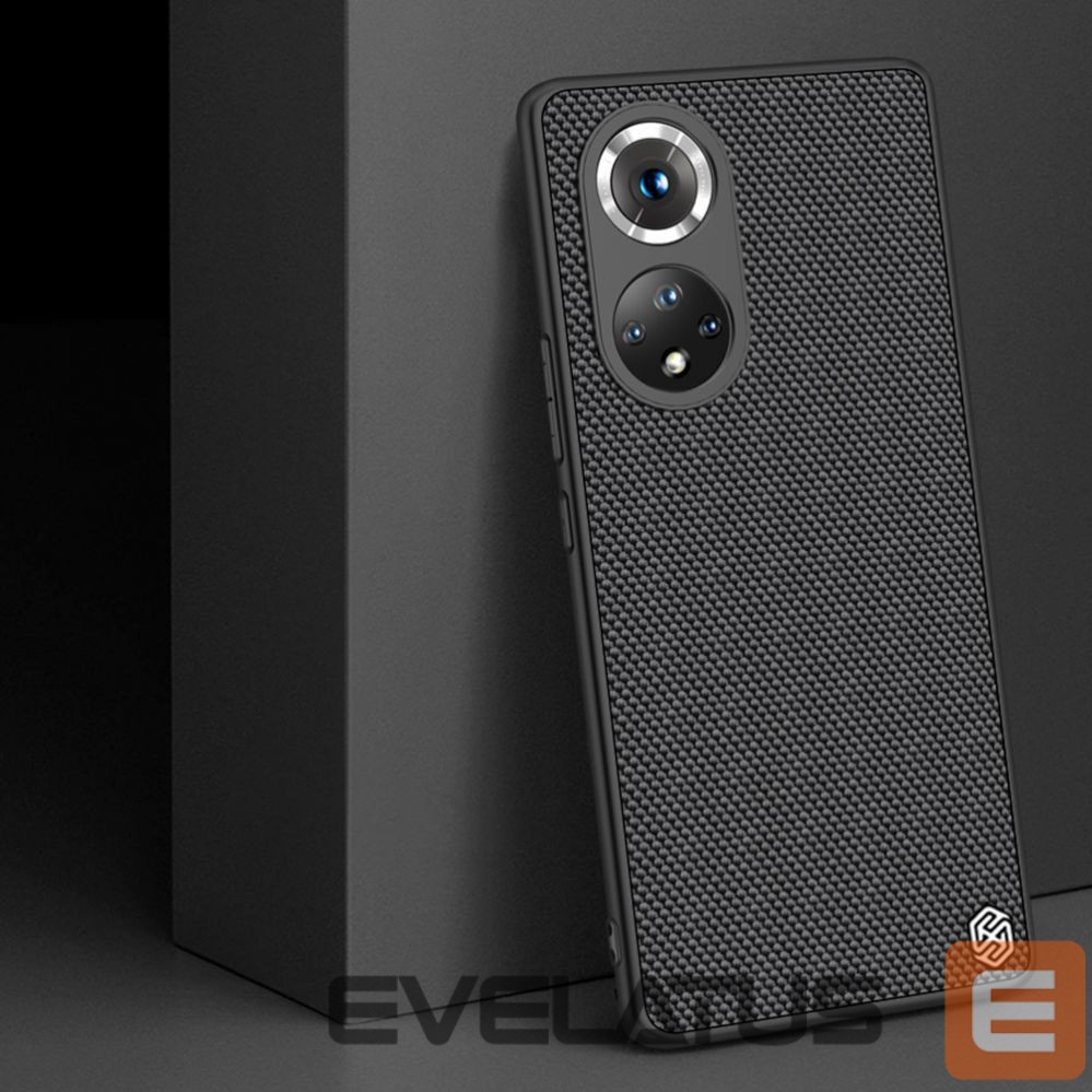 Back panel cover Nillkin Nillkin Textured Case durable reinforced case with gel frame and nylon back for Honor 50 Pro black