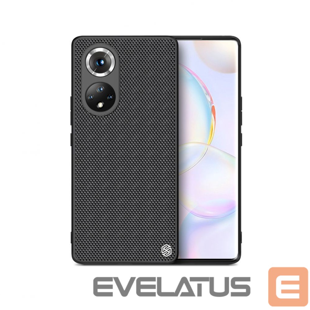 Back panel cover Nillkin Nillkin Textured Case durable reinforced case with gel frame and nylon back for Honor 50 Pro black