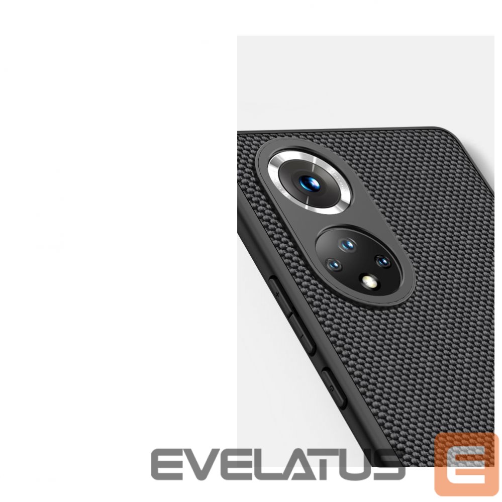 Back panel cover Nillkin Nillkin Textured Case durable reinforced case with gel frame and nylon back for Honor 50 Pro black