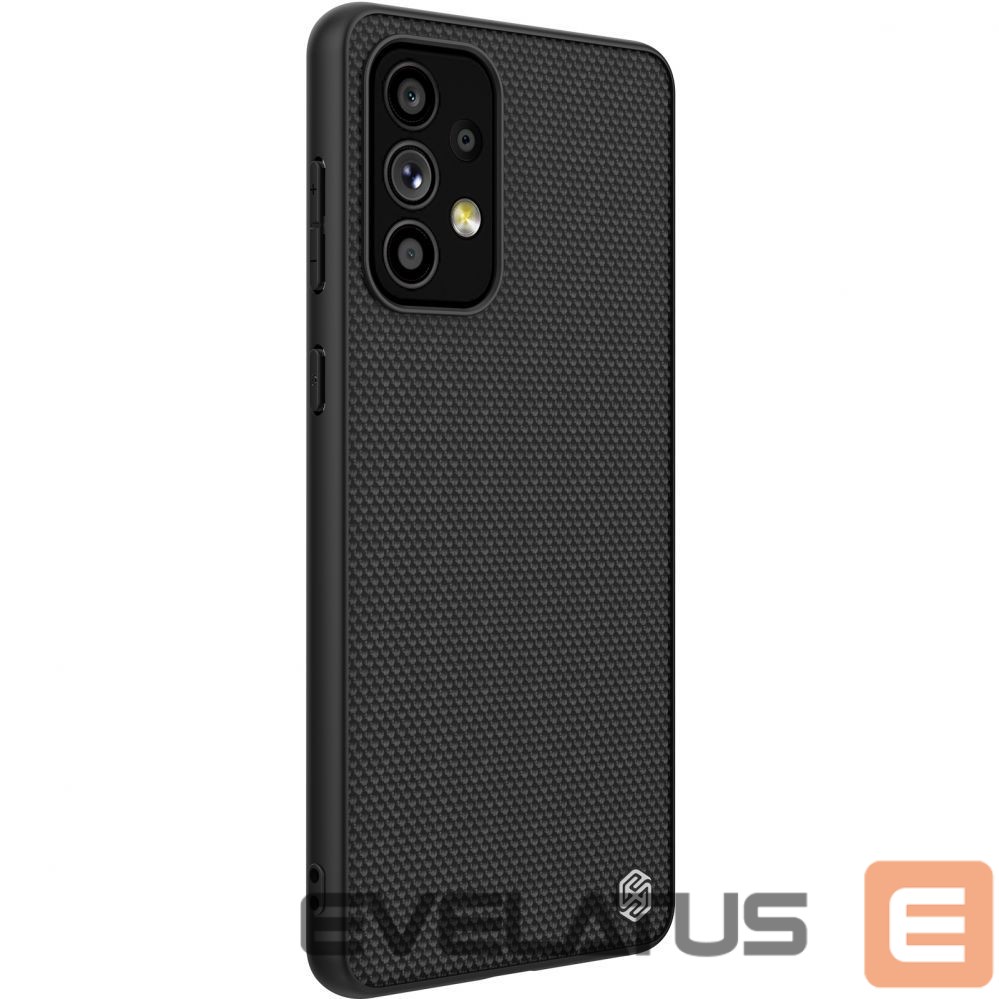 Back panel cover Nillkin Nillkin Textured Case durable reinforced case with gel frame and nylon back for Samsung Galaxy A73 black