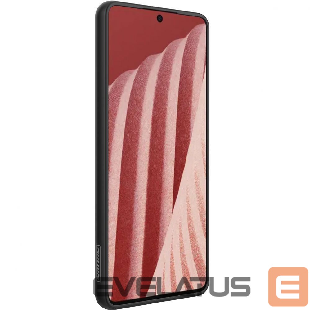 Back panel cover Nillkin Nillkin Textured Case durable reinforced case with gel frame and nylon back for Samsung Galaxy A73 black