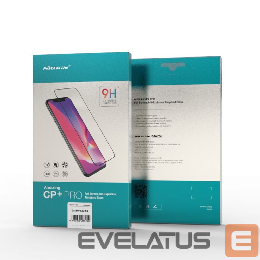 Protective glass Nillkin Nillkin CP+PRO ultra-thin full-screen tempered glass with 0.2 mm frame 9H Samsung Galaxy A73 black