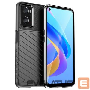 Back panel cover Hurtel  Thunder Case flexible armored cover for Oppo A76 / Oppo A36 / Realme 9i black 