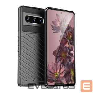 Back panel cover Hurtel  Thunder Case flexible armored cover for Google Pixel 7 Pro black 