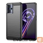 Back panel cover Hurtel  Carbon Case Flexible Cover Realme 9 Pro black 