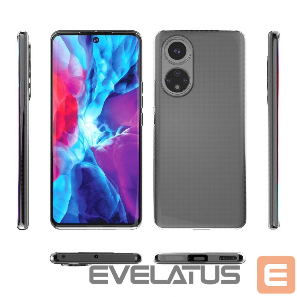 Back panel cover Hurtel Ultra Clear 0.5mm Honor 50 SE Gel Cover transparent