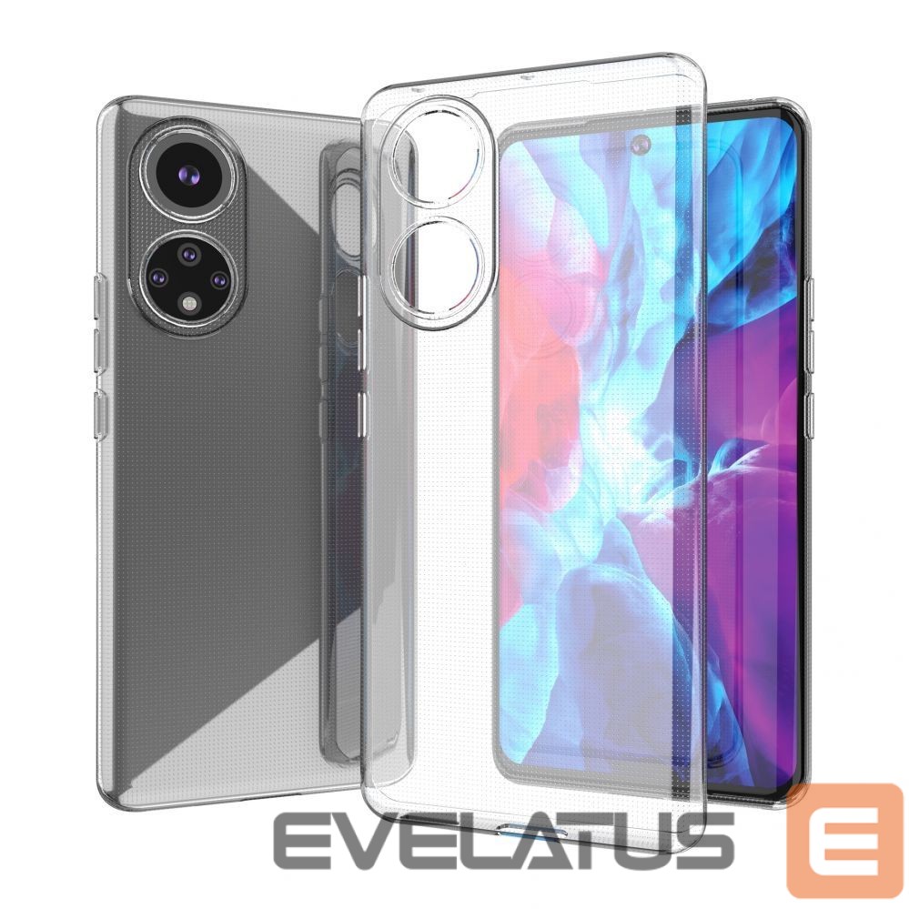 Back panel cover Hurtel Ultra Clear 0.5mm Honor 50 SE Gel Cover transparent