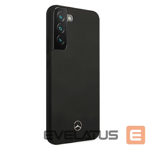 Back panel cover Mercedes-Benz Mercedes Silicone Line Case for Samsung Galaxy S22+ - Black