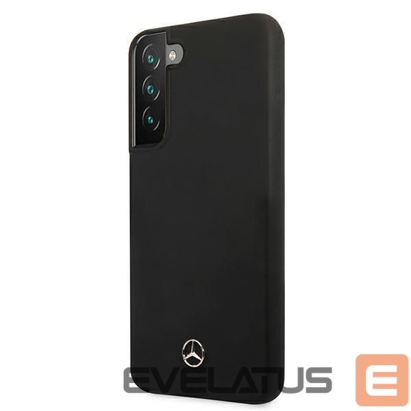 Back panel cover Mercedes-Benz Mercedes Silicone Line Case for Samsung Galaxy S22+ - Black