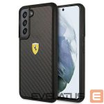 Back panel cover Ferrari  Ferrari FEHCS22MFCAK S22+ S906 black/black hardcase On Track Real Carbon 