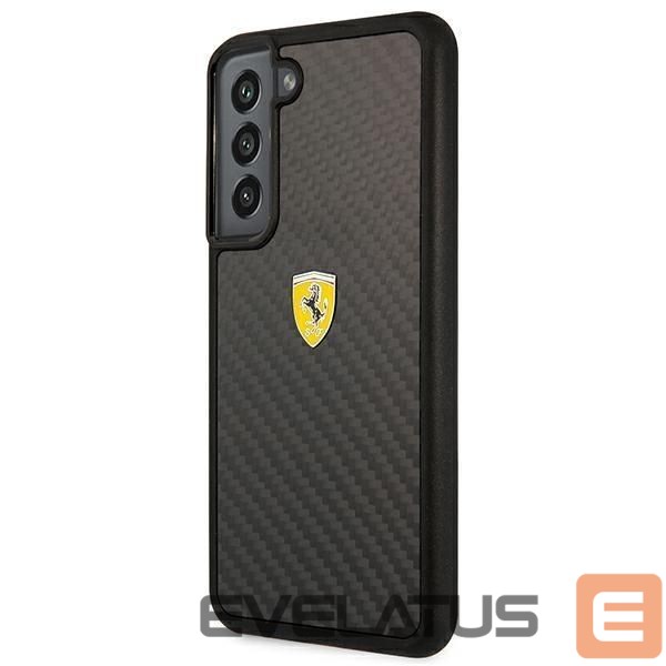 Back panel cover Ferrari Ferrari FEHCS22MFCAK S22+ S906 black/black hardcase On Track Real Carbon