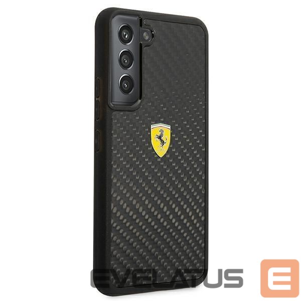 Back panel cover Ferrari Ferrari FEHCS22MFCAK S22+ S906 black/black hardcase On Track Real Carbon
