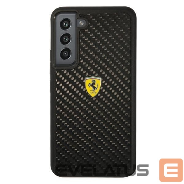 Back panel cover Ferrari Ferrari FEHCS22MFCAK S22+ S906 black/black hardcase On Track Real Carbon