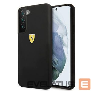 Back panel cover Ferrari  Ferrari FESSIHCS22MBK S22+ S906 black/black hardcase On Track Silicone 