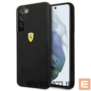 Back panel cover Ferrari  Ferrari FESSIHCS22SBK S22 S901 black/black hardcase On Track Silicone 