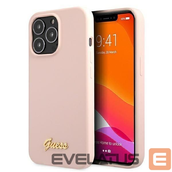 Back panel cover Guess Pink