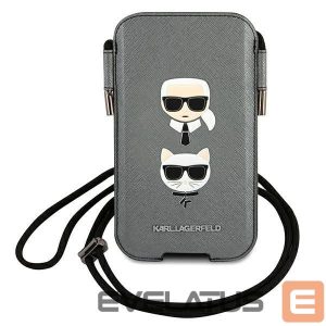 Back panel cover Karl Lagerfeld  Gray 