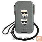 Back panel cover Karl Lagerfeld  Gray 