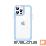 Back panel cover Hurtel  Outer Space Case for iPhone 12 Pro Max hard cover with gel frame blue 