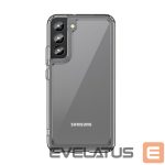 Back panel cover Hurtel  Outer Space Case Case for Samsung Galaxy S22 + (S22 Plus) Hard Cover with Gel Frame Transparent 