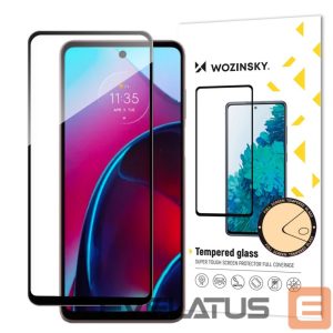 Protective glass Hurtel  Wozinsky Full Glue Tempered Glass Motorola Moto G Stylus 2022 9H Full Screen Tempered Glass with Black Frame 