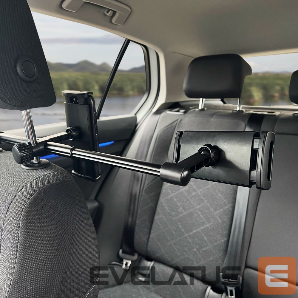 Auto holder Wozinsky Wozinsky Double Headrest Car Phone Holder Black (WTHBK1)