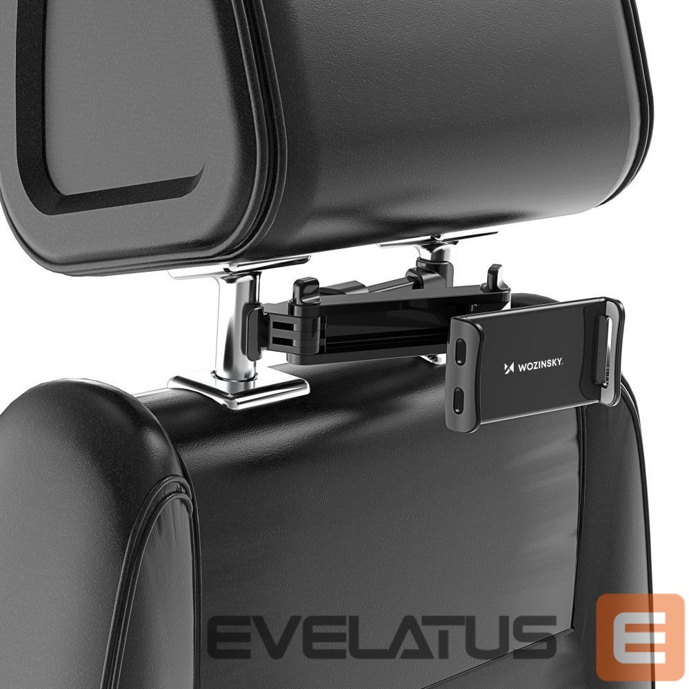 Auto holder Wozinsky Wozinsky Adjustable Headrest Holder for Tablet or Phone Black (WTHBK3)