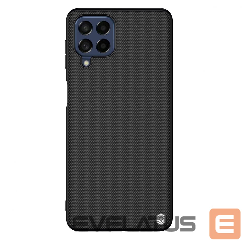 Back panel cover Nillkin Nillkin Textured Case durable reinforced case with gel frame and nylon back for Samsung Galaxy M53 5G black