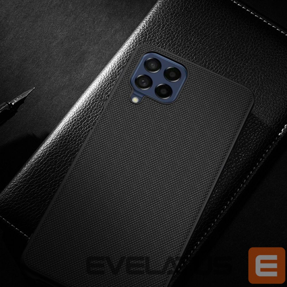 Back panel cover Nillkin Nillkin Textured Case durable reinforced case with gel frame and nylon back for Samsung Galaxy M53 5G black