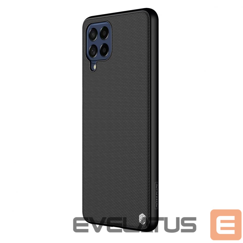 Back panel cover Nillkin Nillkin Textured Case durable reinforced case with gel frame and nylon back for Samsung Galaxy M53 5G black
